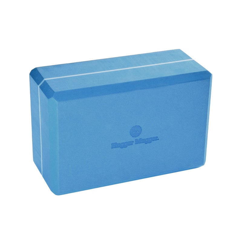 Hugger Mugger 4 in. Foam Yoga Block (Blue) - Image 1